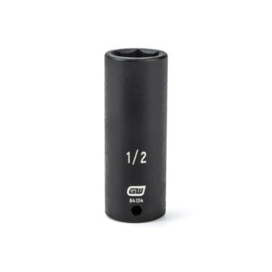 GearWrench 84134 1/4'' Drive 6 Point Deep Impact SAE Socket 1/2''