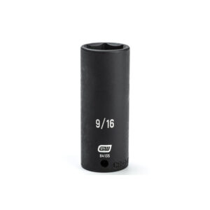 GearWrench 84135 1/4'' Drive 6 Point Deep Impact SAE Socket 9/16''