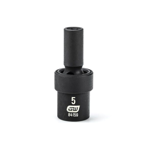 GearWrench 84159 1/4'' Drive 6 Point Standard Universal Impact Metric Socket 5mm