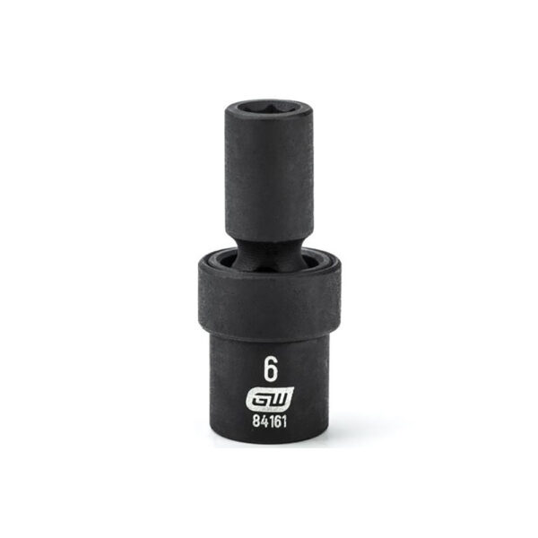 GearWrench 84161 1/4'' Drive 6 Point Standard Universal Impact Metric Socket 6mm