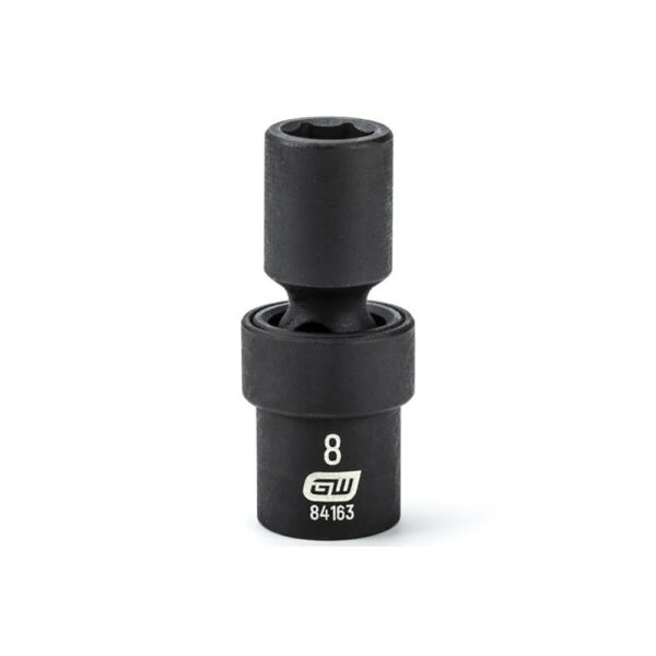 GearWrench 84163 1/4'' Drive 6 Point Standard Universal Impact Metric Socket 8mm
