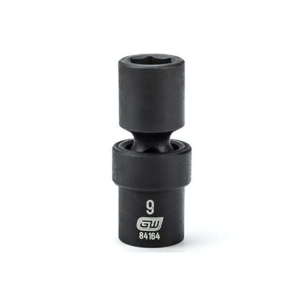 GearWrench 84164 1/4'' Drive 6 Point Standard Universal Impact Metric Socket 9mm