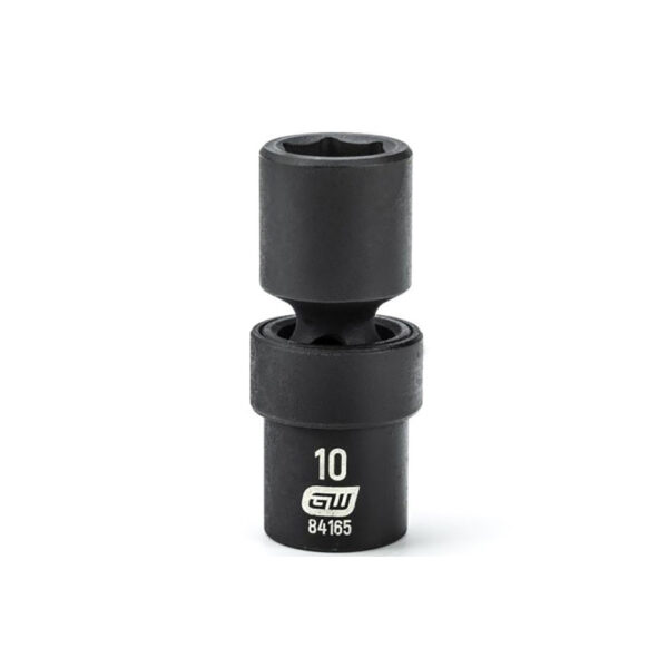 GearWrench 84165 1/4'' Drive 6 Point Standard Universal Impact Metric Socket 10mm