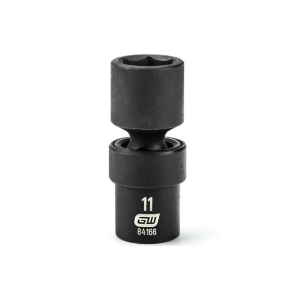 GearWrench 84166 1/4'' Drive 6 Point Standard Universal Impact Metric Socket 11mm
