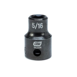 GearWrench 84300N 3/8'' Drive 6 Point Standard Impact SAE Socket 5/16''