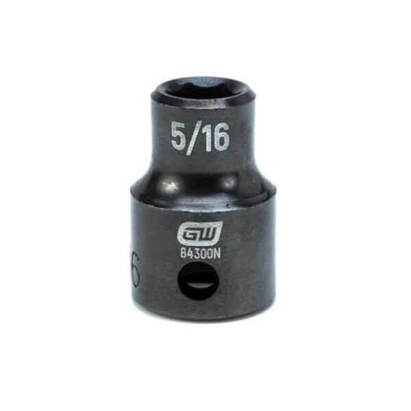 GearWrench 84300N 3/8'' Drive 6 Point Standard Impact SAE Socket 5/16''