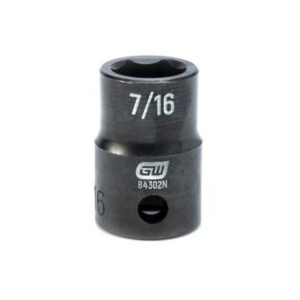 GearWrench 84302N 3/8'' Drive 6 Point Standard Impact SAE Socket 7/16''