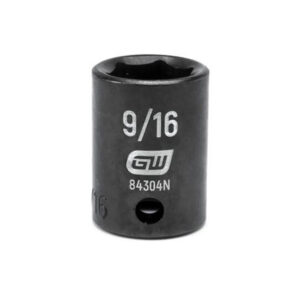 GearWrench 84304N 3/8'' Drive 6 Point Standard Impact SAE Socket 9/16''