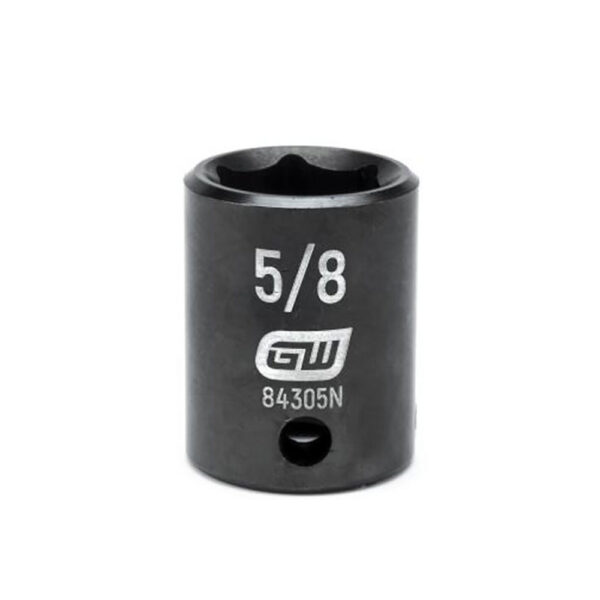 GearWrench 84305N 3/8'' Drive 6 Point Standard Impact SAE Socket 5/8''