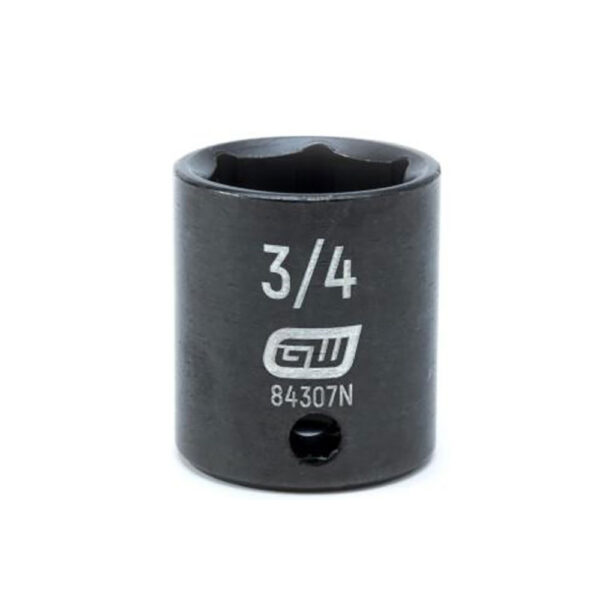 GearWrench 84307N 3/8'' Drive 6 Point Standard Impact SAE Socket 3/4''