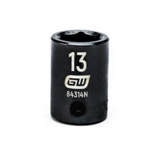 GearWrench 84314N 3/8'' Drive 6 Point Standard Impact Metric Socket 13mm