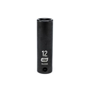 GearWrench 84344N 3/8'' Drive 6 Point Deep Impact Metric Socket 22mm