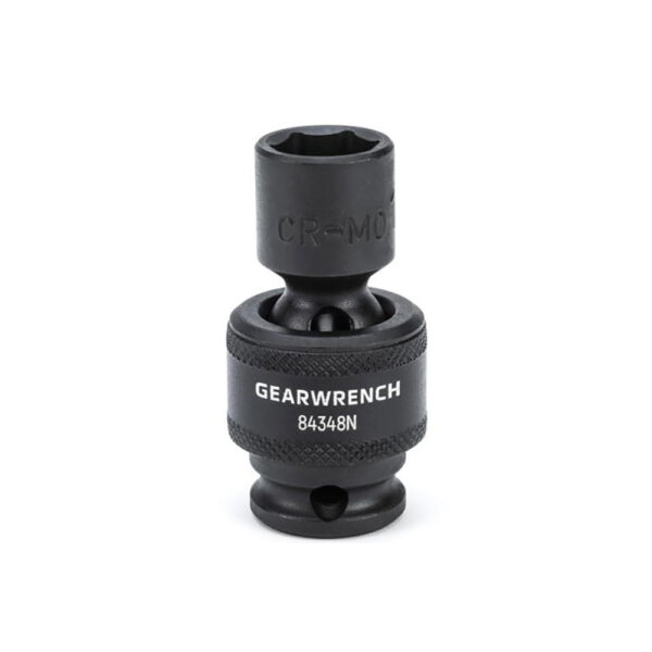 GearWrench 84348N 3/8'' Drive 6 Point Standard Universal Impact SAE Socket 1/2''