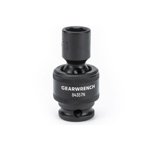 GearWrench 84357N 3/8'' Drive 6 Point Standard Universal Impact Metric Socket 11mm