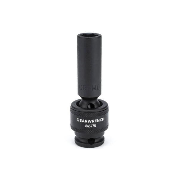 GearWrench 84377N 3/8'' Drive 6 Point Deep Universal Impact Metric Socket 11mm