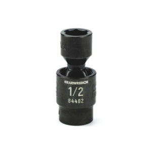 GearWrench 84482 3/8'' Drive 6 Point Standard X-Core Pinless Impact Universal SAE Socket 1/2''