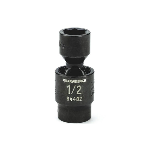 GearWrench 84482 3/8'' Drive 6 Point Standard X-Core Pinless Impact Universal SAE Socket 1/2''