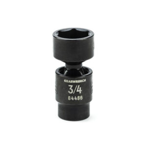 GearWrench 84486 3/8'' Drive 6 Point Standard X-Core Pinless Impact Universal SAE Socket 3/4''