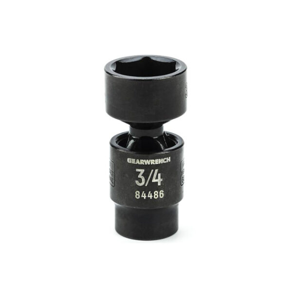 GearWrench 84486 3/8'' Drive 6 Point Standard X-Core Pinless Impact Universal SAE Socket 3/4''