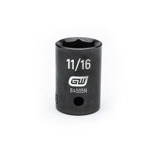 GearWrench 84505N 1/2'' Drive 6 Point Standard Impact SAE Socket 11/16''