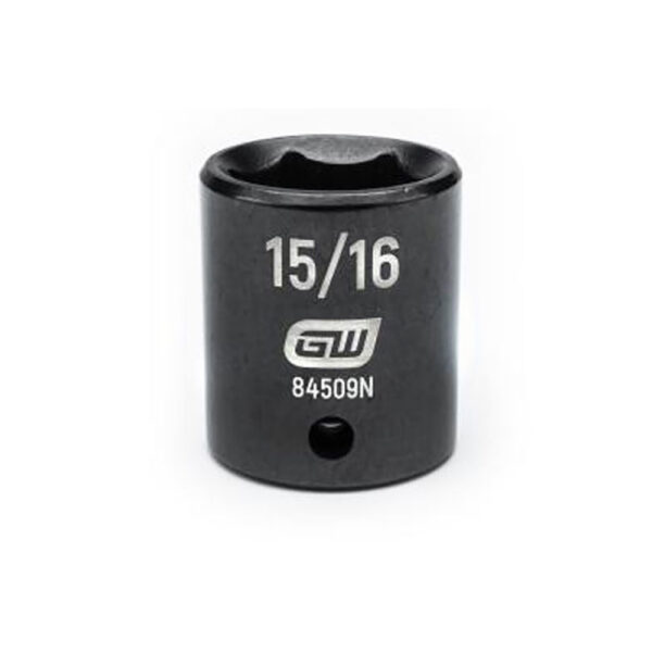 GearWrench 84509N 1/2'' Drive 6 Point Standard Impact SAE Socket 15/16''