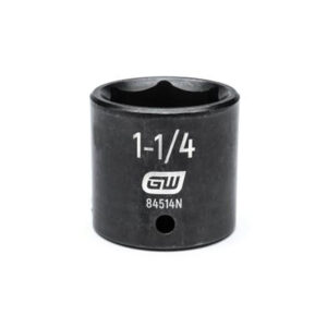 GearWrench 84514N 1/2'' Drive 6 Point Standard Impact SAE Socket 1-1/4''
