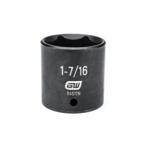 GearWrench 84517N 1/2'' Drive 6 Point Standard Impact SAE Socket 1-7/16''