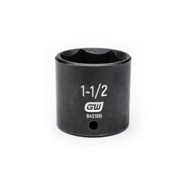 GearWrench 84518N 1/2'' Drive 6 Point Standard Impact SAE Socket 1-1/2''