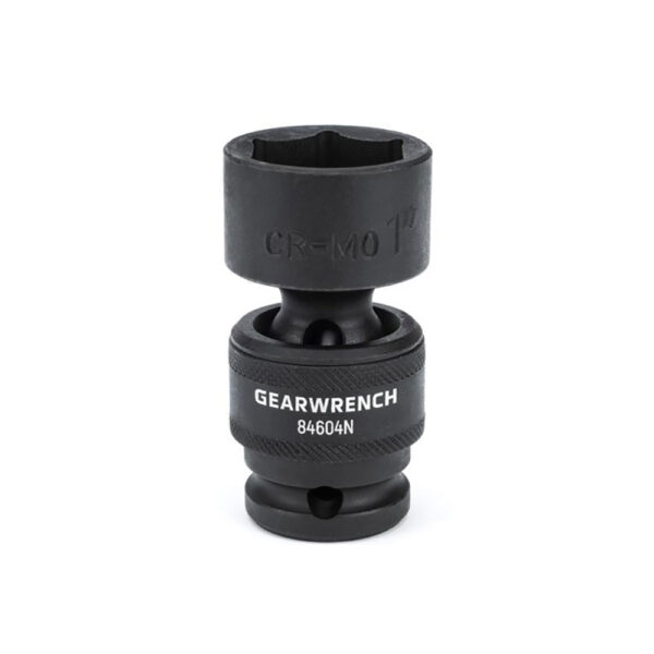 GearWrench 84604N 1/2'' Drive 6 Point Standard Universal Impact SAE Socket 1''