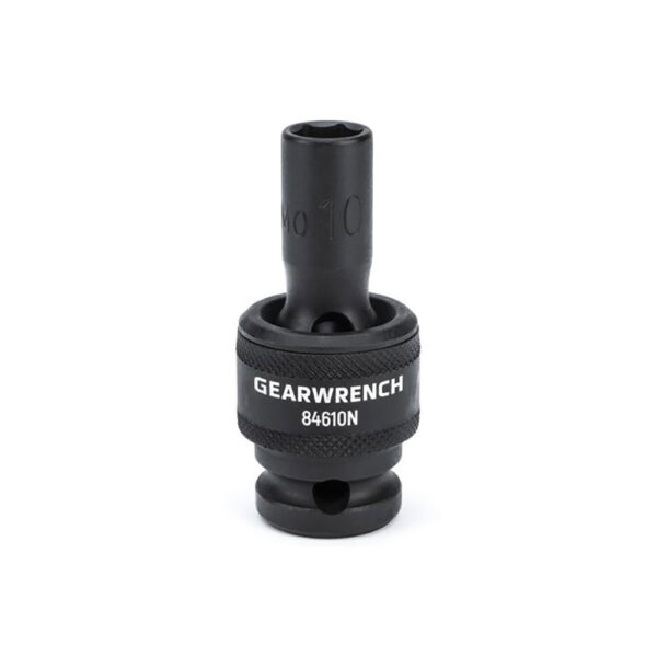 GearWrench 84610N 1/2'' Drive 6 Point Standard Universal Impact Metric Socket 10mm