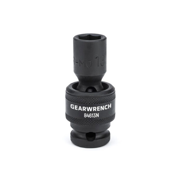 GearWrench 84613N 1/2'' Drive 6 Point Standard Universal Impact Metric Socket 13mm