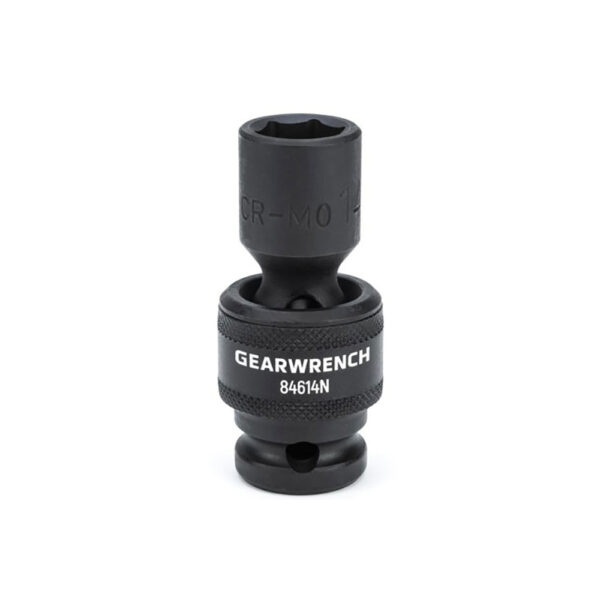 GearWrench 84614N 1/2'' Drive 6 Point Standard Universal Impact Metric Socket 14mm