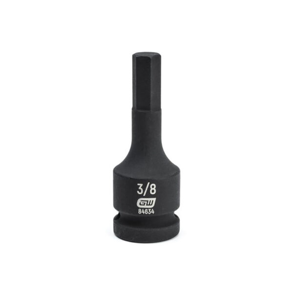 GearWrench 84634 1/2'' Drive Hex Bit Impact SAE Socket 3/8''