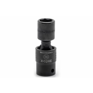GearWrench 84726 1/2'' Drive 6 Point Standard X-Core Pinless Impact Universal Metric Socket 16mm