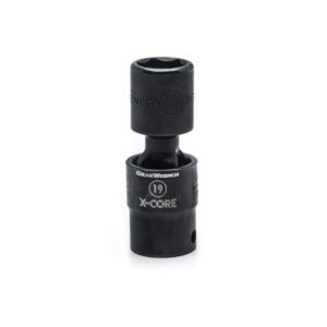 GearWrench 1/2'' Drive Standard X-Core Pinless Impact Metric Sockets