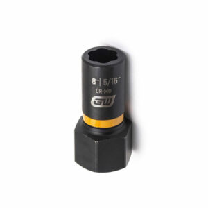 GearWrench 84754 1/4'' Drive Bolt Biter Impact Extraction Socket 8- mm [5/16-'']