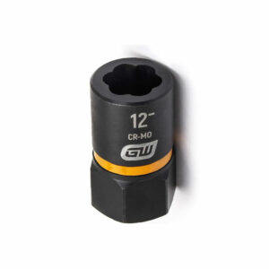 GearWrench 84762 3/8'' Drive Bolt Biter Impact Extraction Socket 12- mm