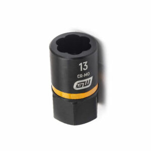 GearWrench 84766 3/8'' Drive Bolt Biter Impact Extraction Socket 13mm