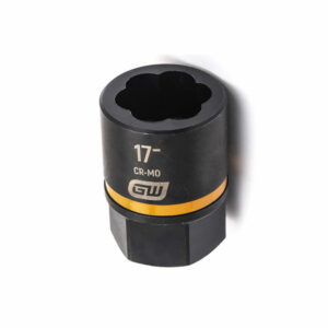 GearWrench 84772 3/8'' Drive Bolt Biter Impact Extraction Socket 17- mm
