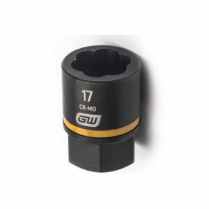 GearWrench 84773 3/8'' Drive Bolt Biter Impact Extraction Socket 17mm