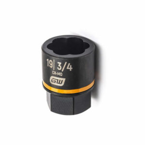GearWrench 84777 3/8'' Drive Bolt Biter Impact Extraction Socket 19mm [3/4'']