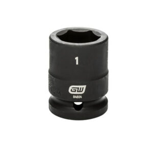 GearWrench 84804 3/4'' Drive 6 Point Standard Impact SAE Socket 1''