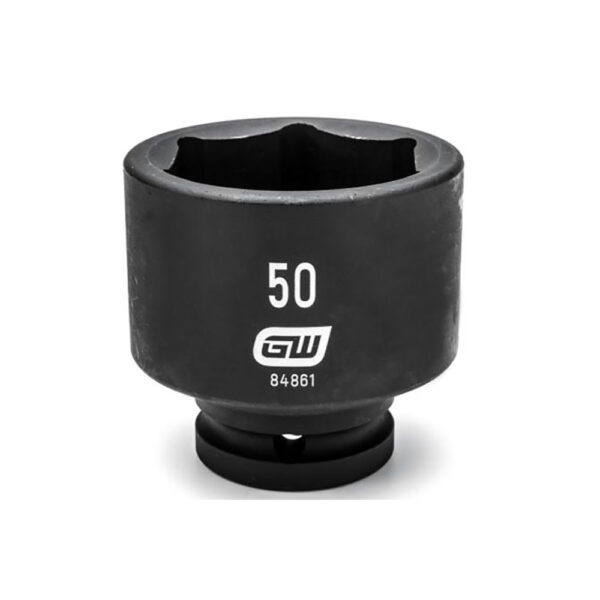 GearWrench 84861 3/4'' Drive 6 Point Standard Impact Metric Socket 50mm
