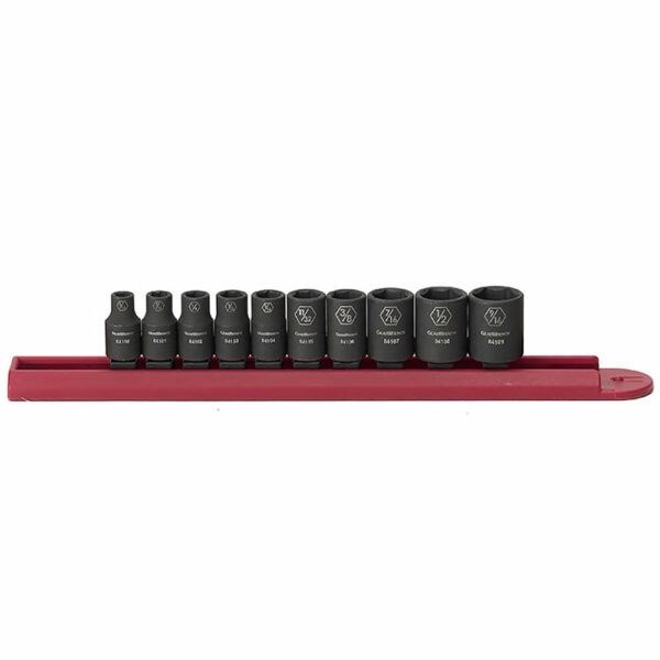 GearWrench 84906 10pc 1/4'' Drive 6 Point Standard Impact SAE Socket Set