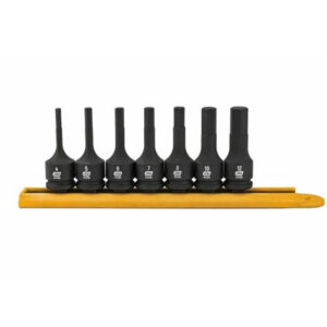 GearWrench 84912 7pc 3/8'' Drive Hex Bit Impact Metric Socket Set