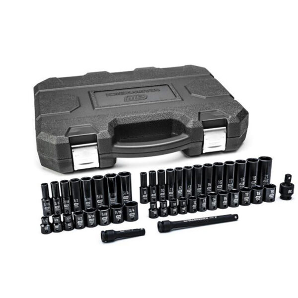 GearWrench 84916N 44pc 3/8'' Drive 6 Point Standard & Deep Impact SAE/Metric Socket Set