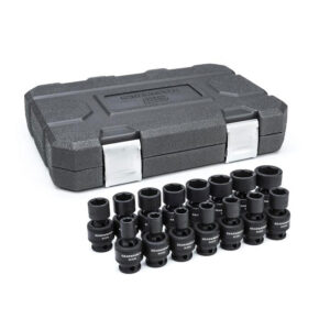GearWrench 84918N 15pc 3/8'' Drive 6 Point Standard Universal Impact Metric Socket Set