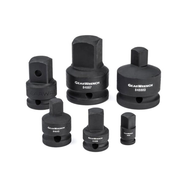 GearWrench 84928A-07 6 Pc. 1/4'', 3/8'', 1/2'', 3/4'' Drive Impact Adapter Set