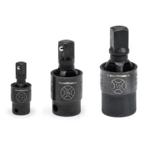 GearWrench 84960 3 Pc. 1/4'', 3/8'' & 1/2'' Drive X-Core Pinless Impact Universal Joint Set