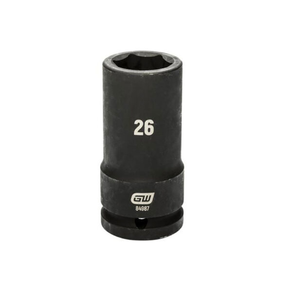 GearWrench 84987 3/4'' Drive 6 Point Deep Impact Metric Socket 26mm